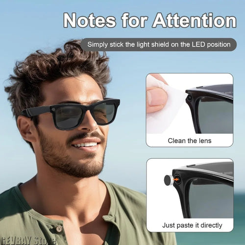 2026 Shading Sticker for Ray-Ban Meta Wayfarer RW4008/RW4006 Skyler RW4010 RW4009/RW4009F AI Intelligent Glasser Record Video